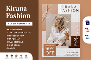 Kirana Fashion Flyer Template