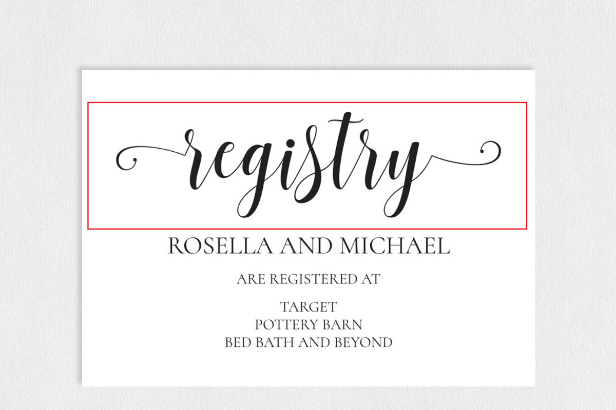 Registry Cards Editable SHR456, an Invitation Template by Shafura_Wedding (Photo 5 of 5)