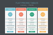 Flat Pricing Tables, a Templates & Theme by grati (Thumbnail 1 of 2)