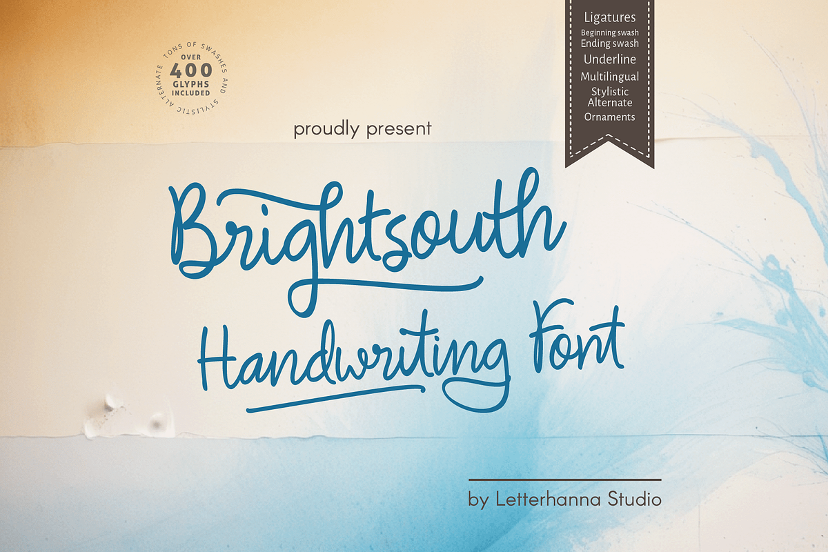 Brightsouth Font, a Handwritten Font by Letterhanna Studio (Photo 20 of 20)