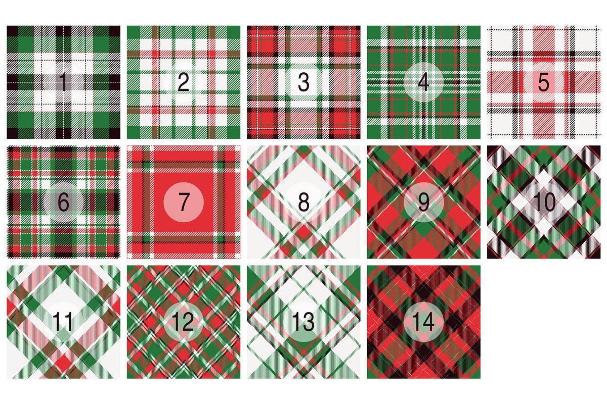 #80 Christmas Background for Holiday, a Pattern Graphic by Plaid4You (Photo 2 of 11)