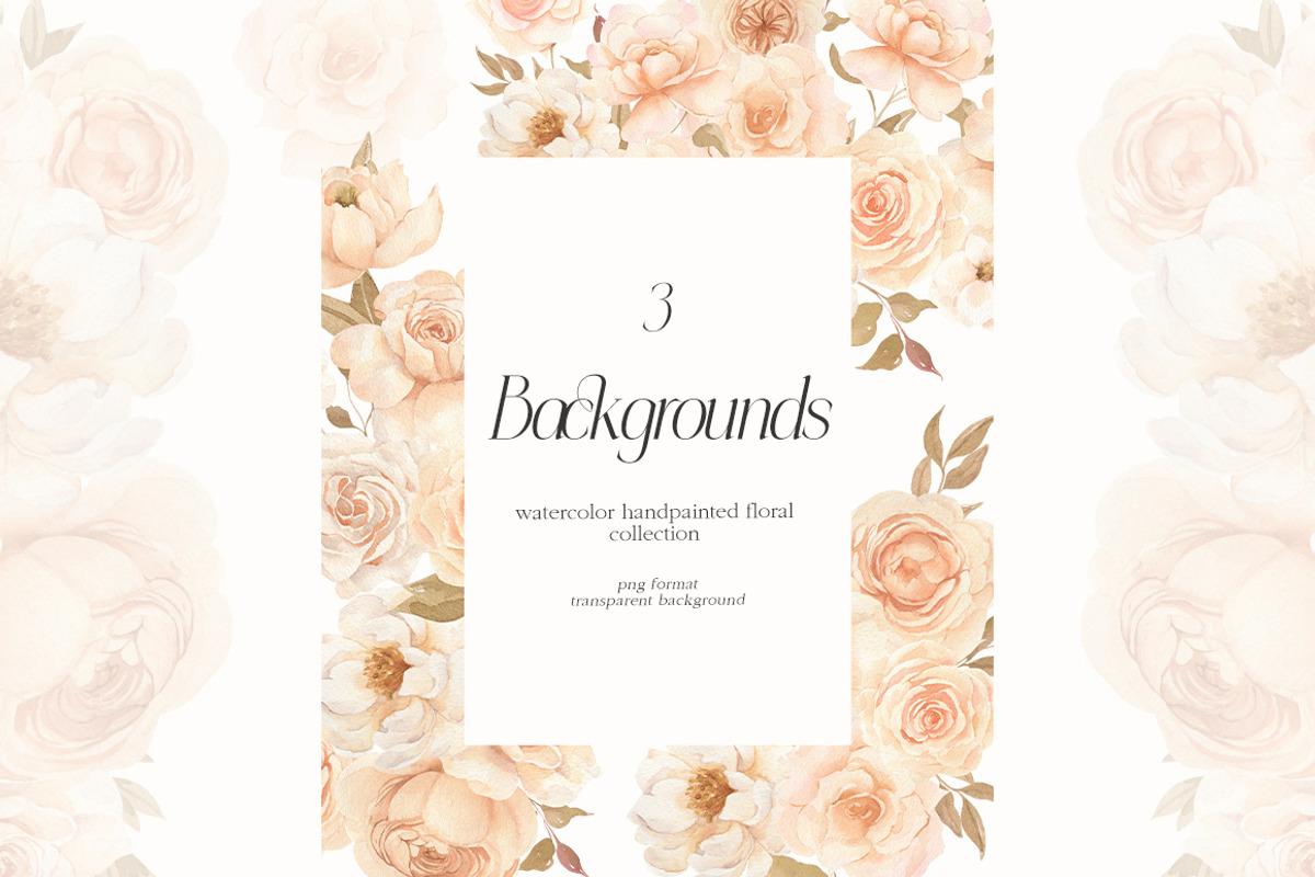 Gentle Blooming Watercolor Flowers, a Decorative Illustration by ViktoriyaD (Photo 8 of 10)