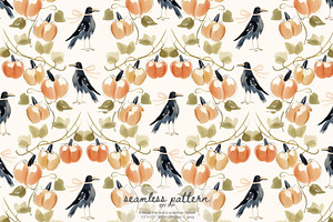 Charming pumpkin seamless pattern, a Pattern Graphic by Pink Studio Art
