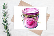 Valentine's Day Cosmetics Clipart, an Illustration by Canvas Craft (Thumbnail 6 of 6)