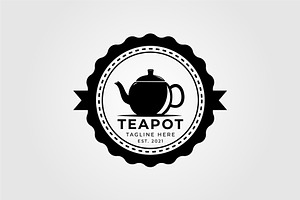 beverage coffee and tea teapot logo, a Graphic by Rizkaarishandy_shop