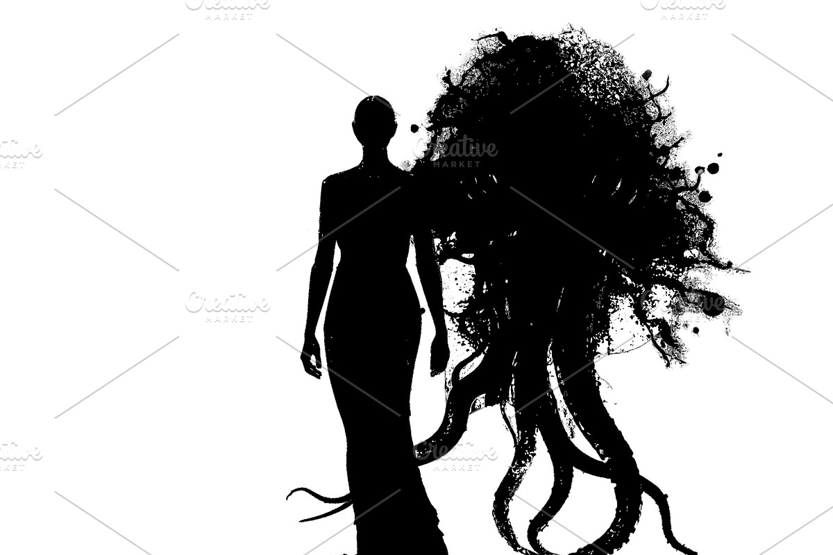 Symbolic conceptual image of mexico struggle against narcotraffi, a Person Illustration by DanFLCreativo