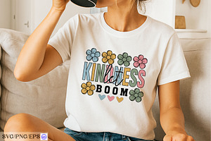 Let Kindness Boom Inspirational SVG, a Graphic by mh_arif