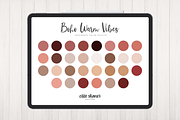 Boho Warm Vibes Procreate Palette, a Palette Add-On by Cate Shaner (Thumbnail 1 of 3)