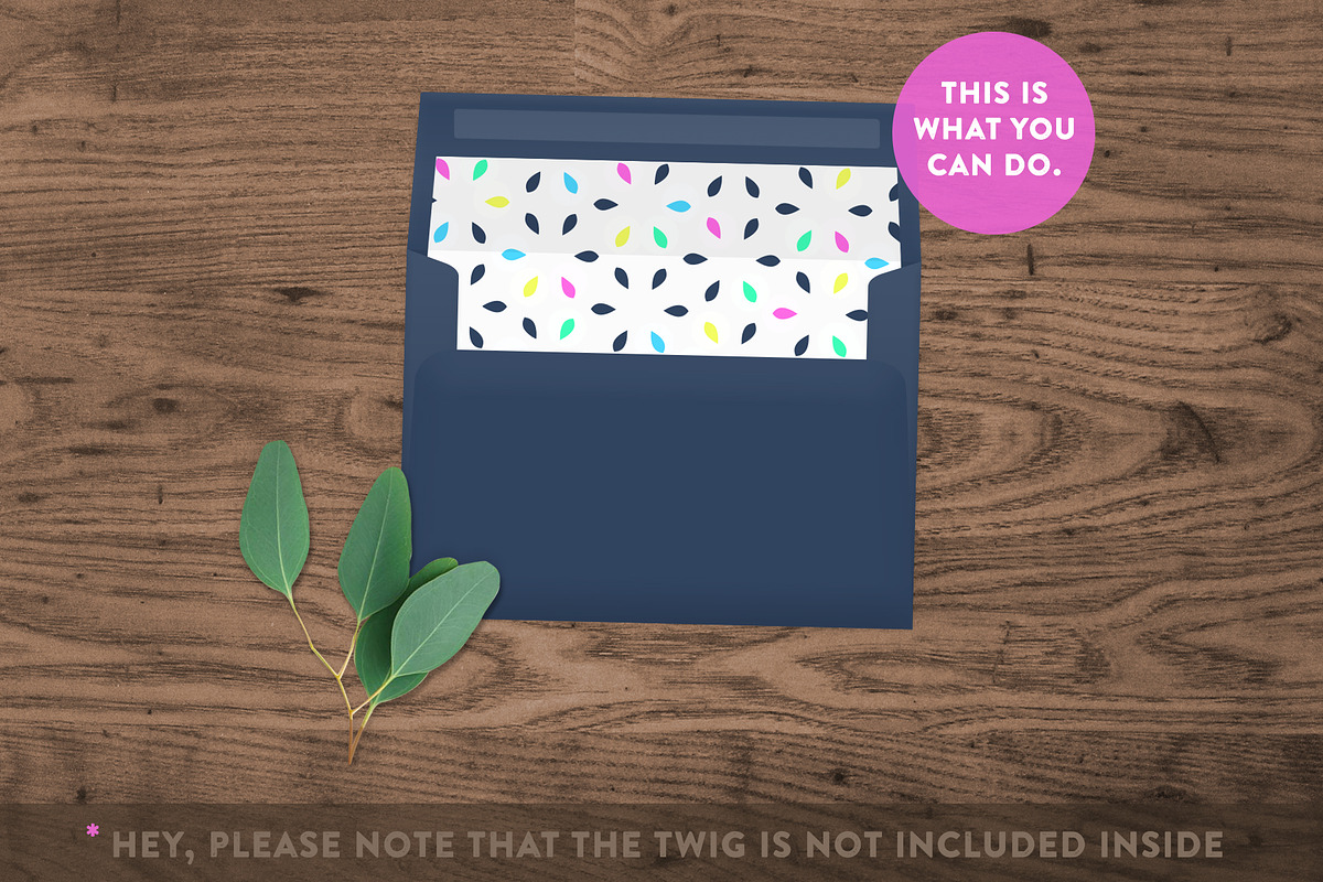 Envelope Square Liner Mockup, a Mockup by Frisk Shop (Photo 4 of 5)