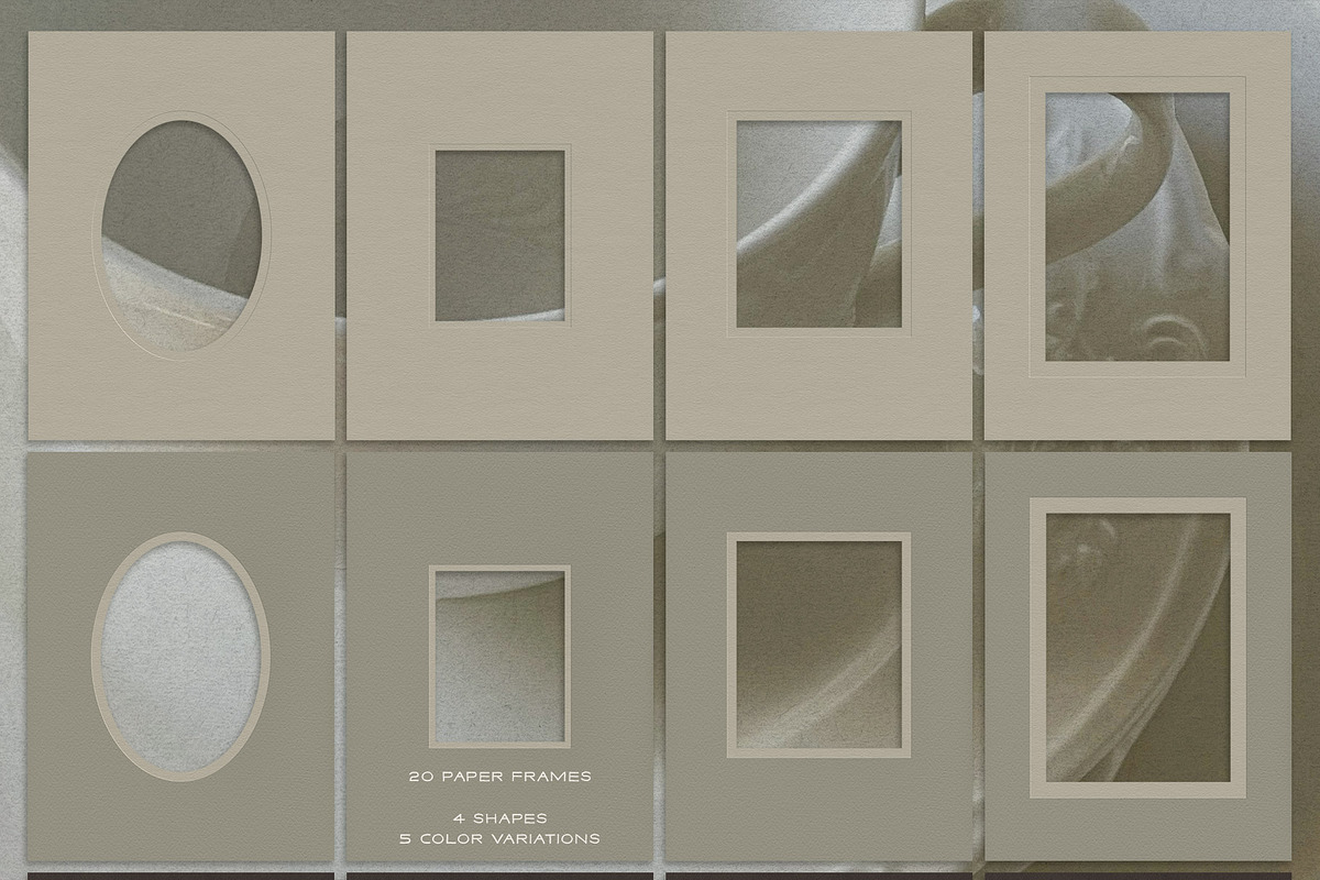 Earthy Paper Textures & Frames, a Texture Graphic by alonahaidash (Photo 21 of 21)