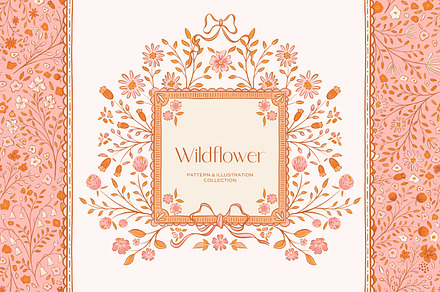 Wildflower Patterns & Illustrations, a Decorative Illustration by Eclectic Anthology
