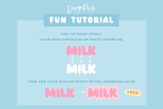 Milk Shake Font, a Handwritten Font by Design Pixie (Thumbnail 9 of 10)