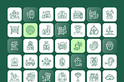 Medical Treatment Icons Set, an Outline Icon by Prosymbols (Thumbnail 8 of 8)