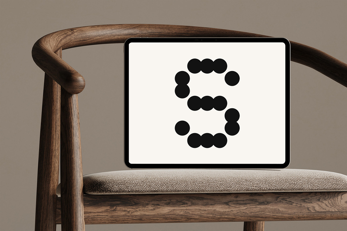 Beige iPad Mockup 02, a Mockup by TRANSPARENT SOURCE