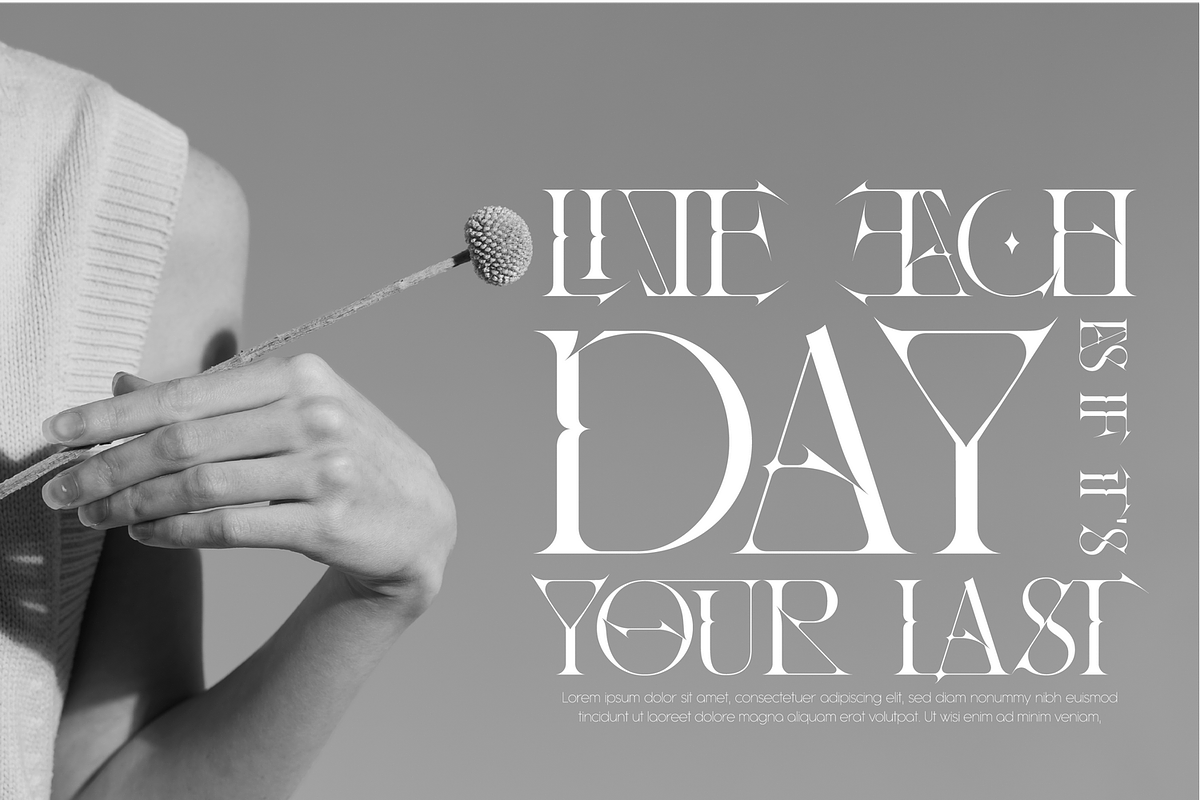 Allowing Freedom - Ligature Font, a Serif Font by 177Studio (Photo 2 of 9)