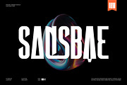 Sansbae || Modern Futuristic Display, a Sans Serif Font by Ermedia Studio (Thumbnail 1 of 10)