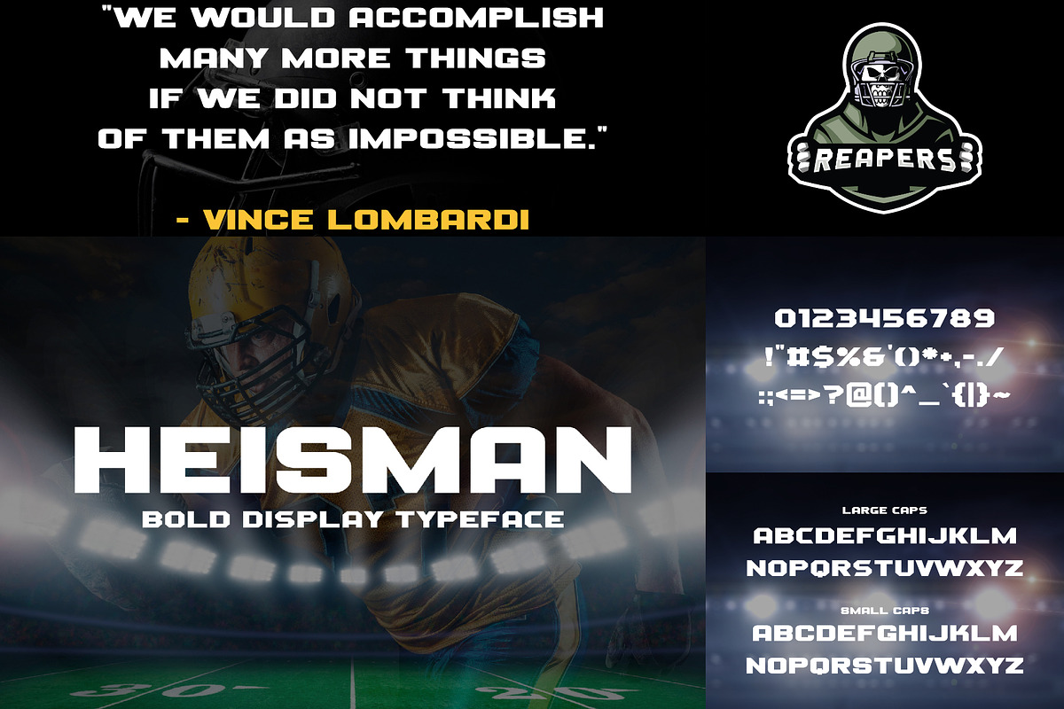 The Sports Font Bundle (20 Fonts!), a Sans Serif Font by HipFonts (Photo 4 of 8)