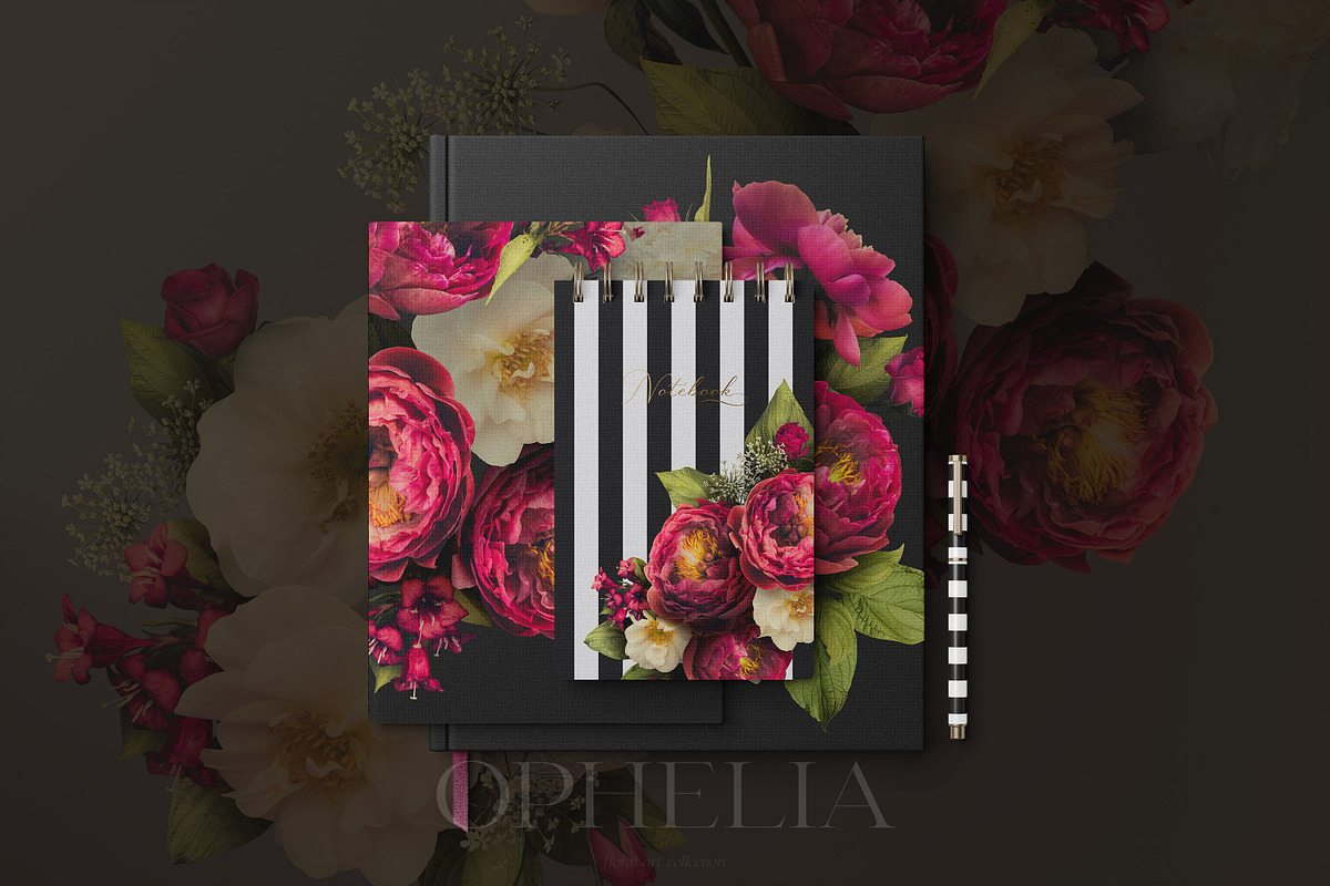 Ophelia Dark Moody Florals, an Object Graphic by Eclectic Anthology (Photo 5 of 14)