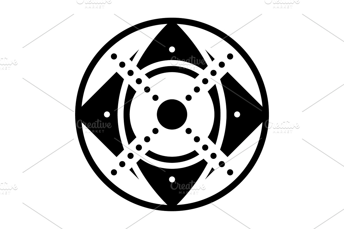 Sacred blest solid icon, a Solid Icon by Creative priyanka