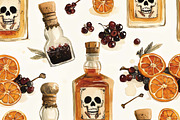 Piratecore Seamless Patterns, a Pattern Graphic by BusyDaydesign (Thumbnail 3 of 9)