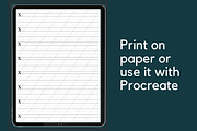 Copperplate Calligraphy Practice PDF, an Object Graphic by An Inkling Of Curry (Thumbnail 3 of 4)