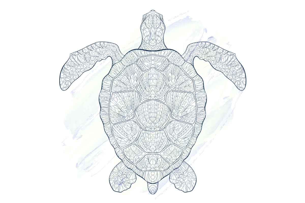 Ethnic Collection: Turtle, an Animal Illustration by ArtoJoy (Photo 4 of 5)