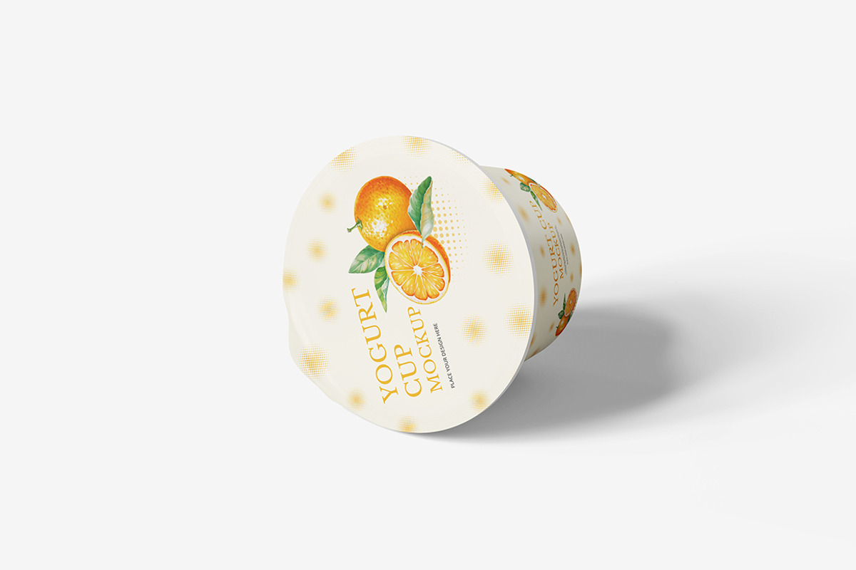 Yogurt Cup Mockup, a Product Mockup by Indah (Photo 2 of 6)