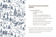 Vintage Christmas Seamless Pattern, a Background Graphic by Hughes Studio (Thumbnail 5 of 8)