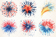 4th of July Fireworks Sublimation, an Illustration by Libby Wishes (Thumbnail 6 of 6)
