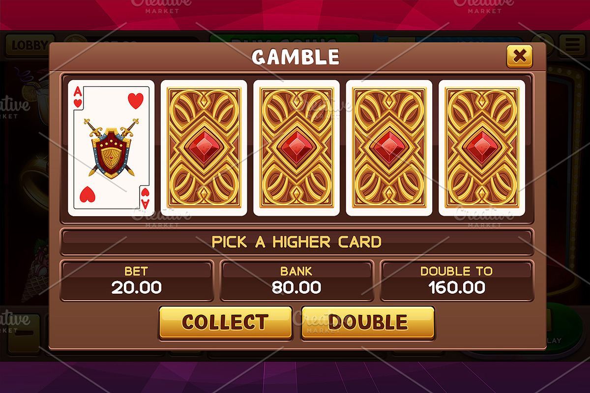 Pin-Up Girls Slots Game Kit, a Background Graphic by Saranai Store (Photo 10 of 10)
