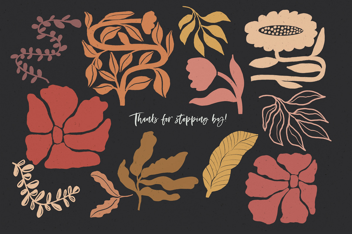 Boho Flower Stamps| Procreate & PS, a Brush Add-On by Sweet Fig (Photo 9 of 9)