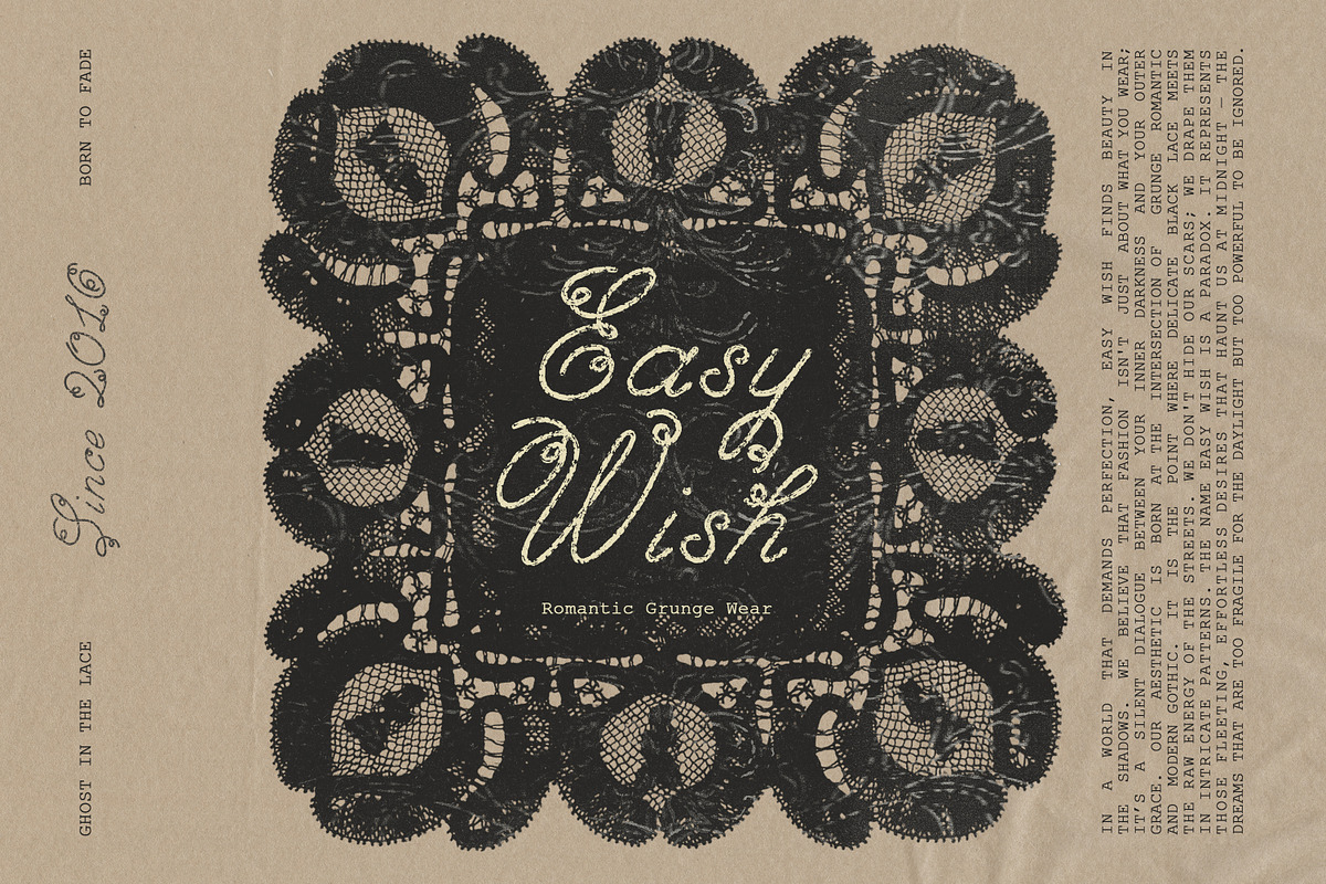 Forged Lace Romantic Gothic Font, a Script Font by AnMark (Photo 2 of 12)