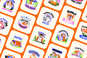 Animated Pet and Animal Stickers Set, an Emoji Icon by Brickclay (Thumbnail 3 of 5)