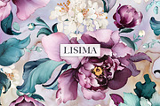 PEONIES seamless pattern, a Pattern Graphic by Lisima (Thumbnail 14 of 16)