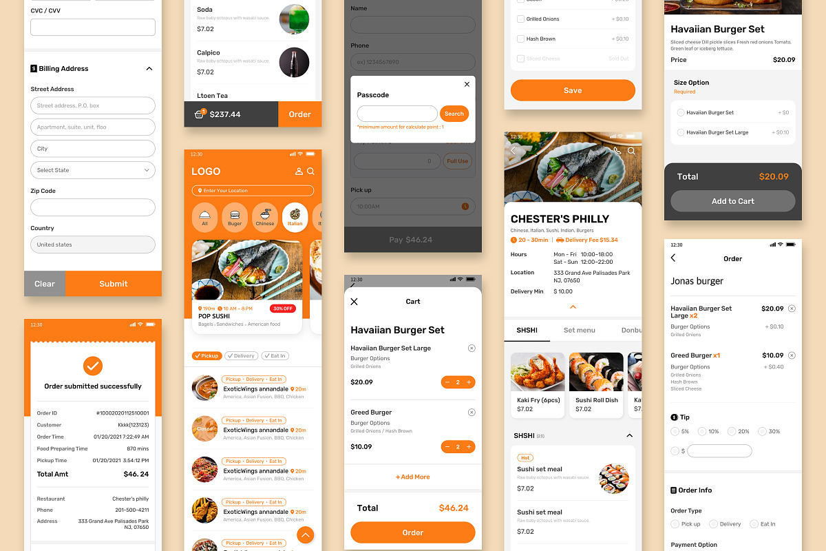 ecommerce App UI Kit, an UI Kit Template by Design Present (Photo 2 of 5)