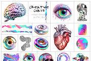 3D Creative Chaos Graphic set, a Graphic by LarysaZabrotskaya (Thumbnail 5 of 14)