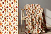 Christmas seamless patterns set, a Pattern Graphic by Dreamline Desings (Thumbnail 5 of 10)