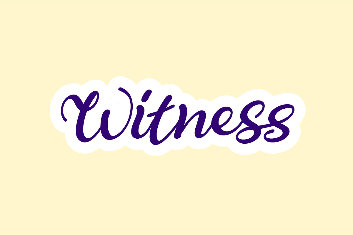 Witness - Handwritten Font, a Script Font by Fonteca