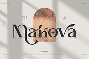 Makova || Modern Minimalist Serif Fo, a Serif Font by Ermedia Studio (Thumbnail 1 of 10)