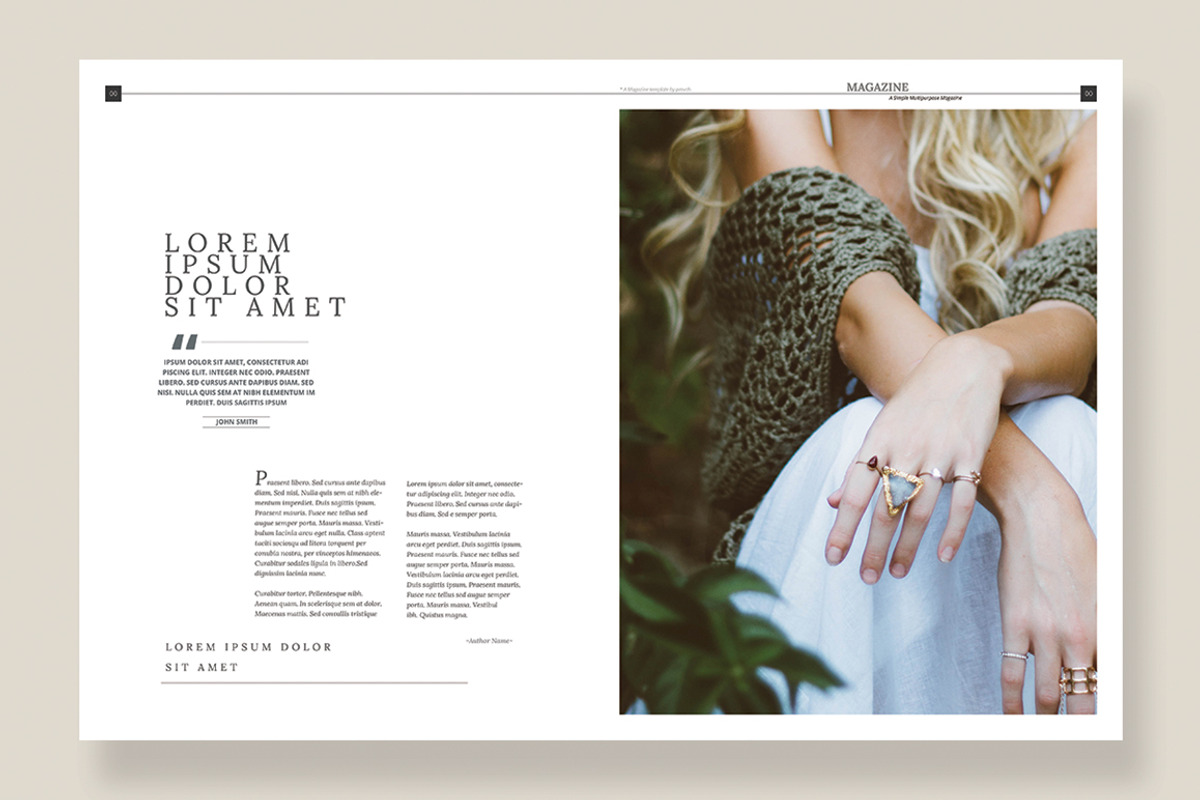 Magazine Template 11, a Magazine Template by pmvch (Photo 12 of 12)