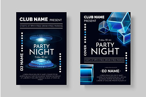 House club flyer. Dj music night, a Sport Illustration by Stock-Smart-Start