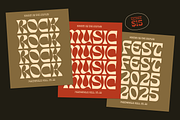 Degres - Psychedelic Display Family, a Serif Font by Holyline Design (Thumbnail 8 of 14)