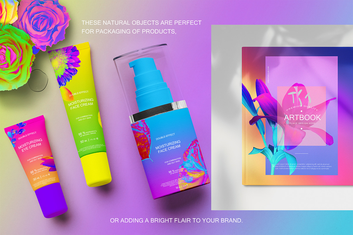 Acid Flowers Set, an Object Graphic by TiriCo (Photo 9 of 11)