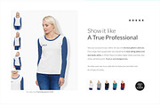 Women Longsleeve Mock-ups Set DEMO, a Books & Magazine Mockup by Apparel_Mockups (Thumbnail 7 of 23)
