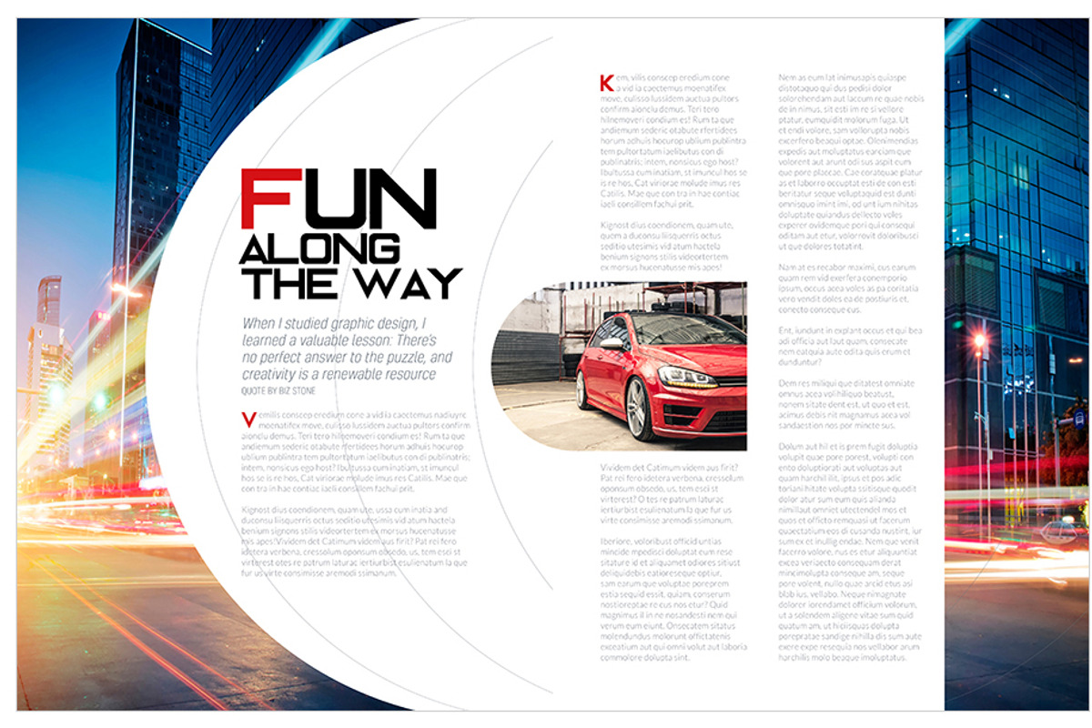 Magazine Template InDesign 15, a Magazine Template by Love Graphic Design (Photo 17 of 20)