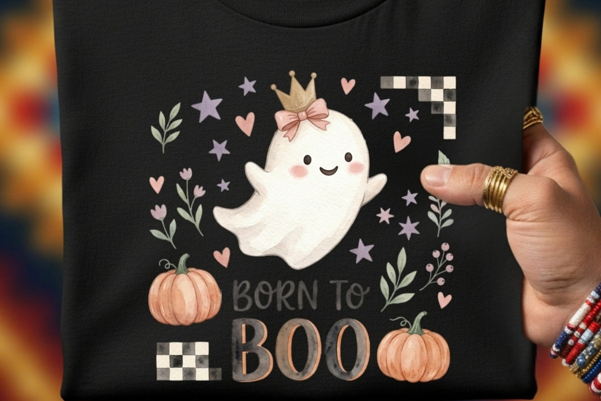 Cute Halloween Ghost Quotes Clipart, a Seasonal Illustration by Tanya Kart (Photo 2 of 11)