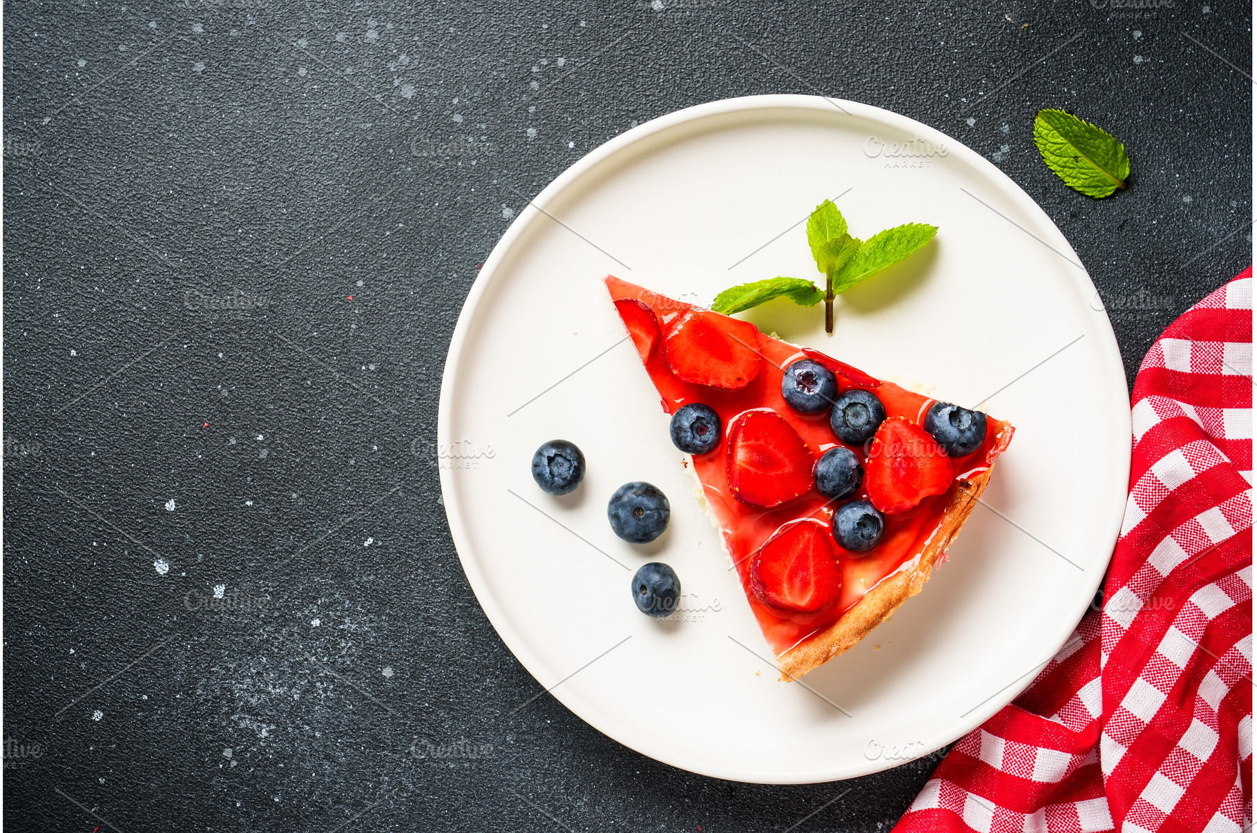 Tart with fresh berries and jelly., a Food & Drink Photo by Nadia-nb