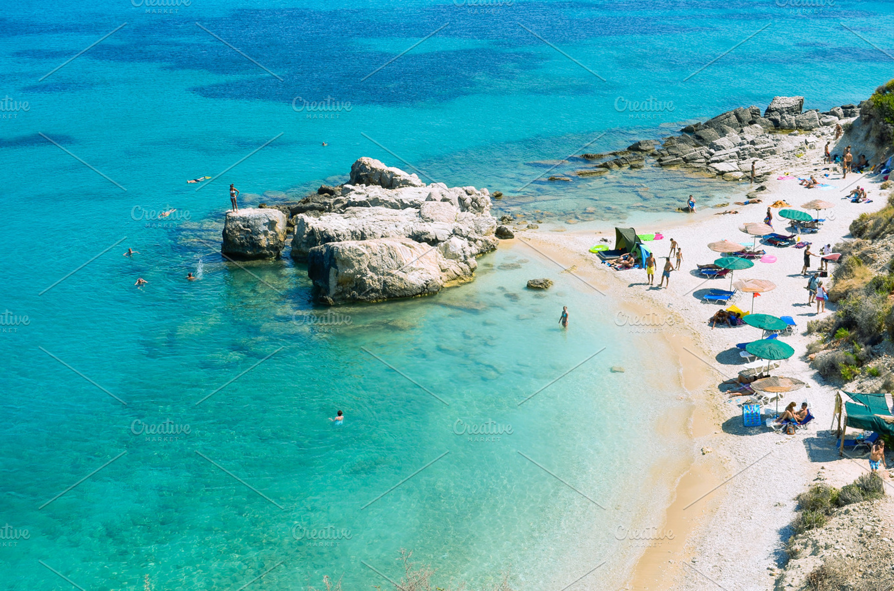 Beautiful beach in Zakynthos Greece, a Holiday Photo by Alexandrulucian