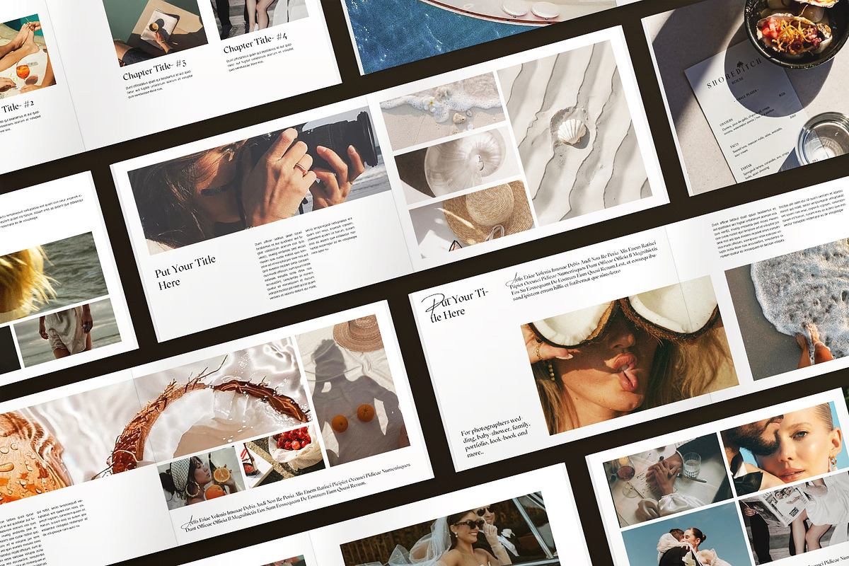 Photo Album Book Template | CANVA, a Magazine Template by ArtisanaAura (Photo 1 of 13)