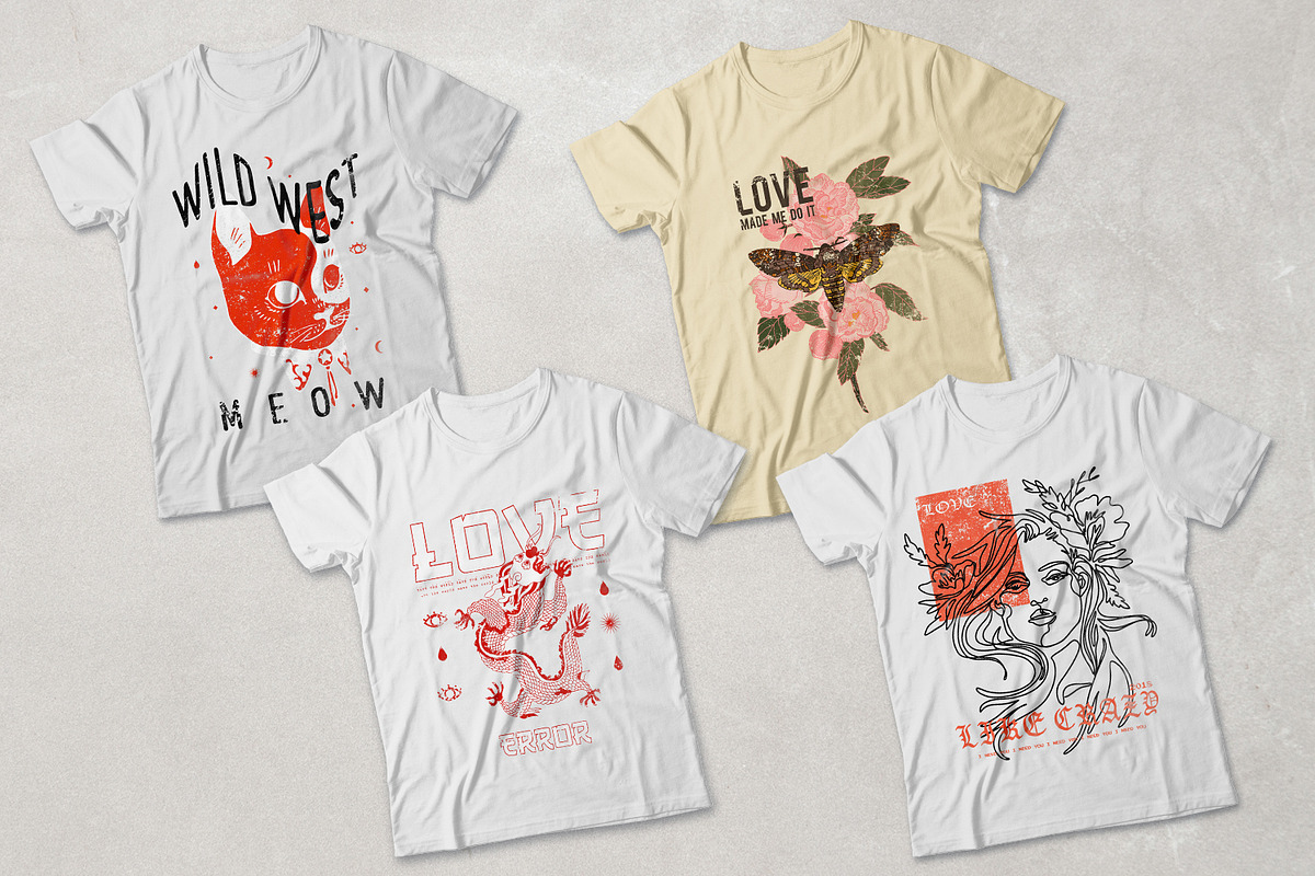 Fashion T-Shirt Designs, an Illustration by NKTN (Photo 3 of 12)
